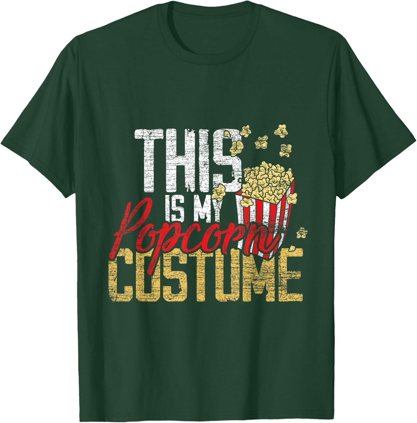 This is My Popcorn Costume T-Shirt - T-Shirt | Forest
