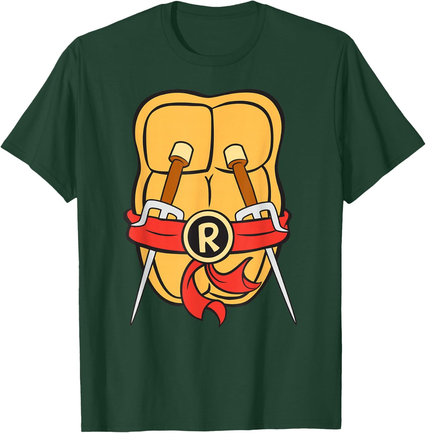 Teenage Mutant Ninja Turtles - Raphael Shell T-Shirt - T-Shirt | Forest