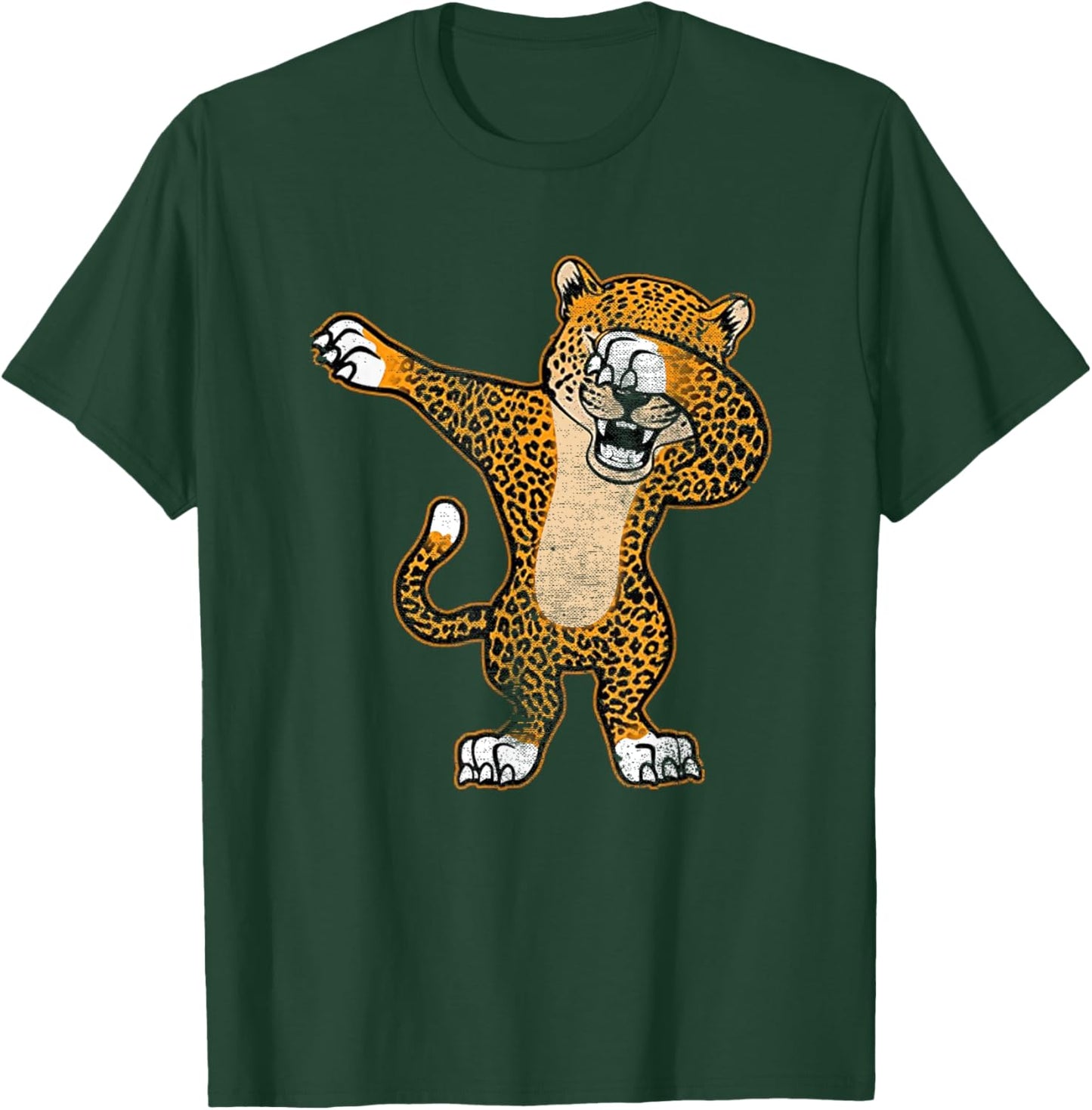 Dabbing Cheetah Cute Big Cat Lover Funny Cheetah Animal T-Shirt - T-Shirt | Forest