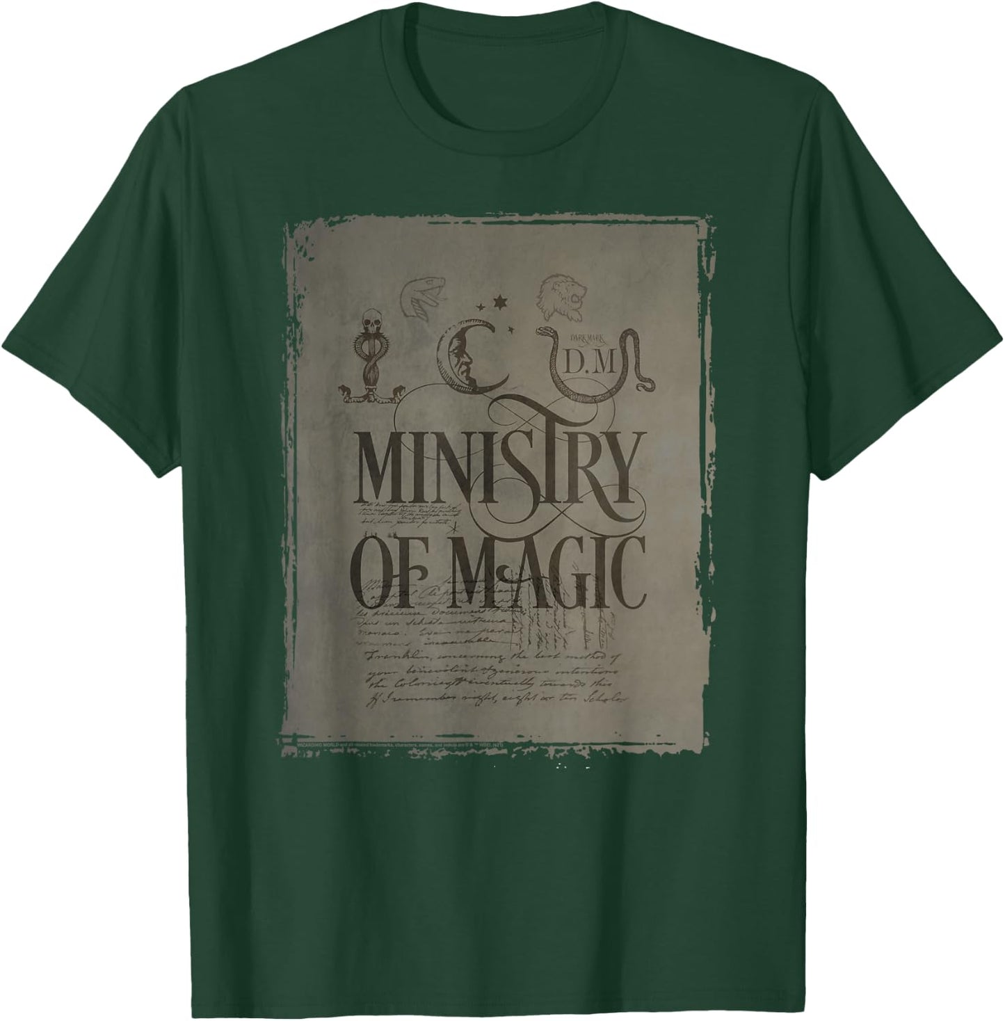 Harry Potter Ministry of Magic Parchment T-Shirt - T-Shirt | Forest