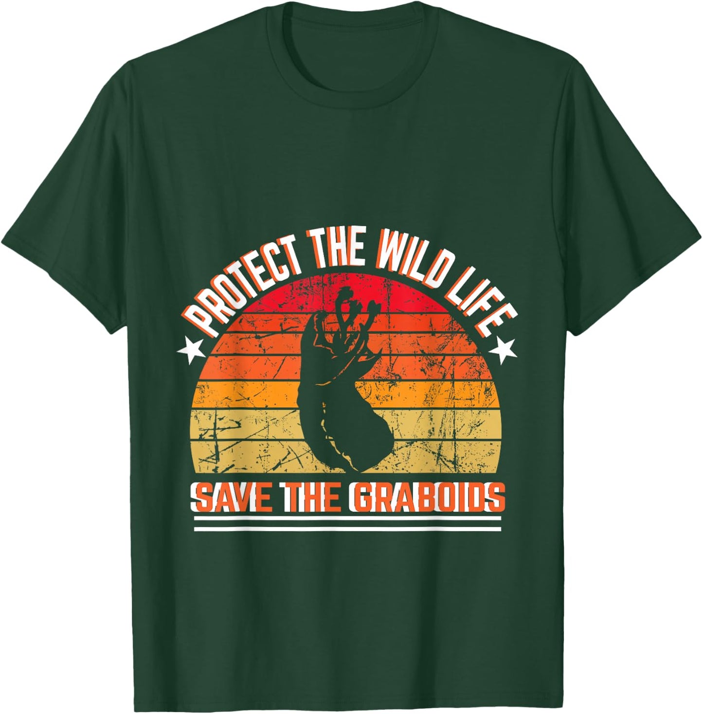 Save the Graboids Protect the willdlife vintage design T-Shirt - T-Shirt | Forest