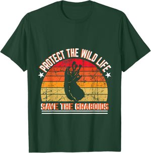 Save the Graboids Protect the willdlife vintage design T-Shirt - T-Shirt | Forest