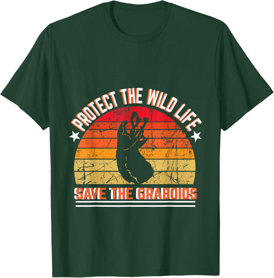 Save the Graboids Protect the willdlife vintage design T-Shirt - T-Shirt | Forest