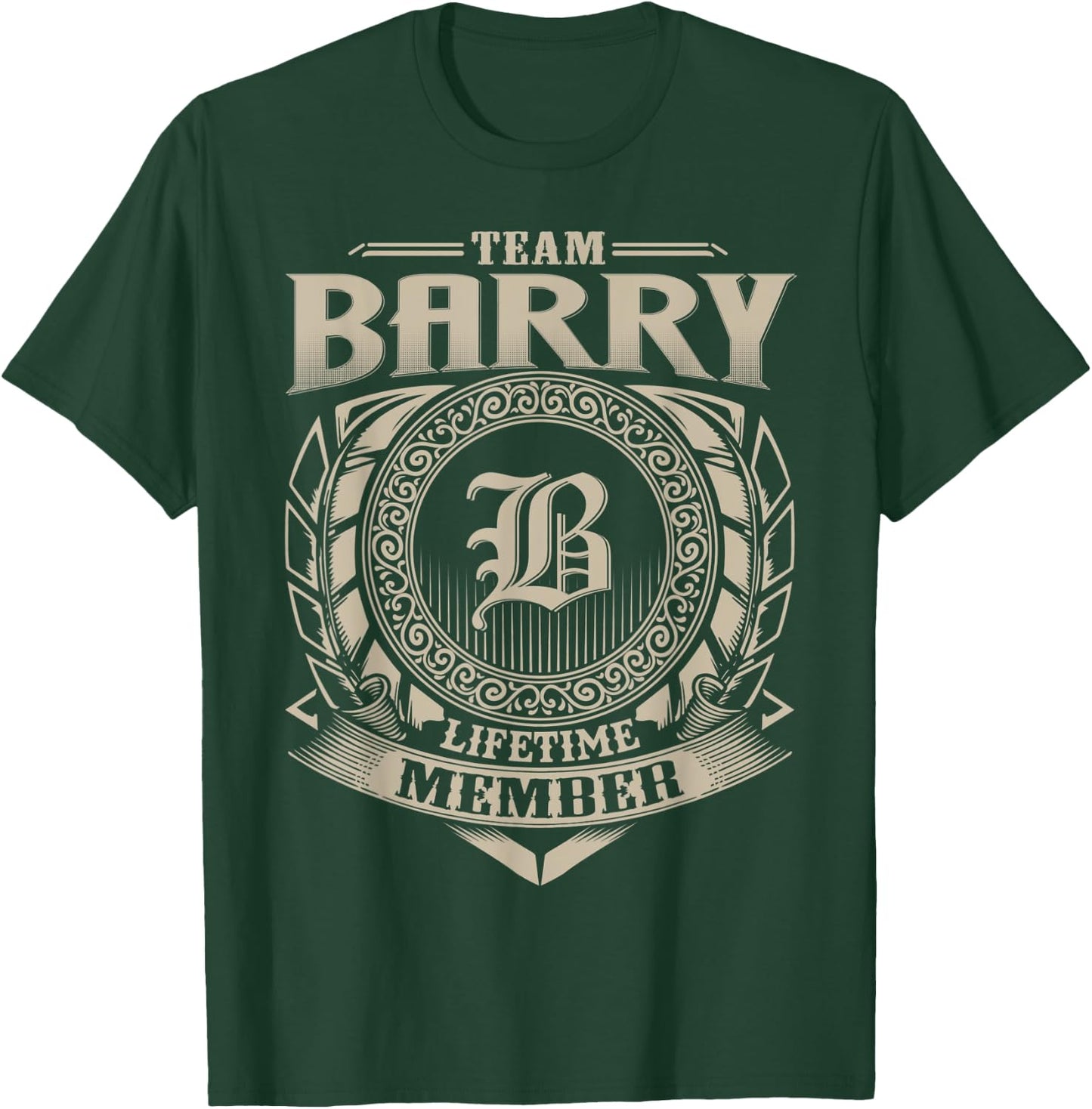 Team BARRY Lifetime Member Vintage BARRY Family T-Shirt - T-Shirt | Forest