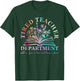 Tired Teacher Department Tie Dye Teacher Appreciation T-Shirt - T-Shirt | Forest