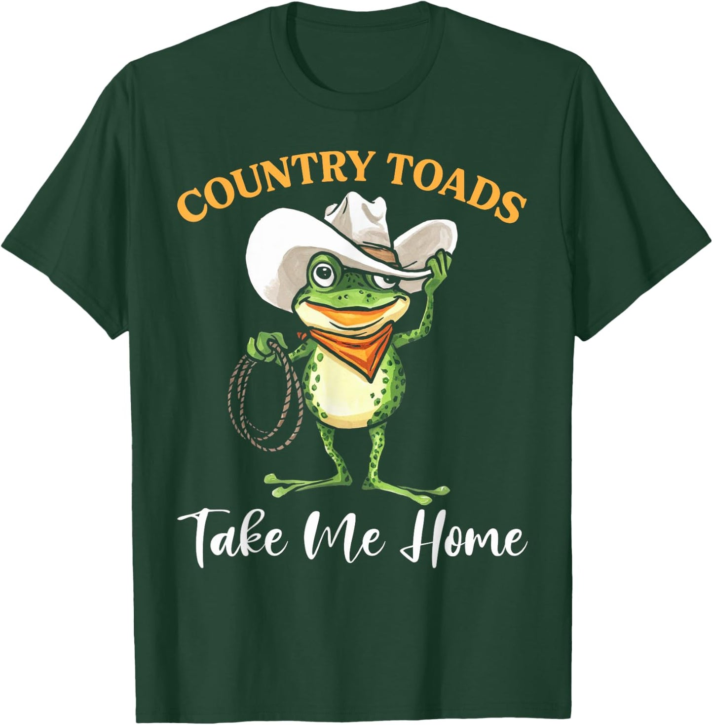 Country Toads Take Me Home Funny T-Shirt - T-Shirt | Forest