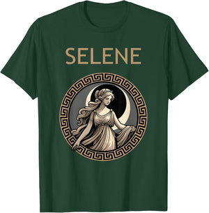 Selene Greek Goddess of the Moon T-Shirt - T-Shirt | Forest