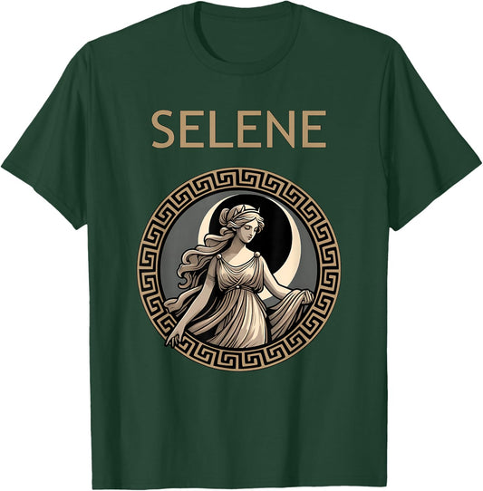 Selene Greek Goddess of the Moon T-Shirt - T-Shirt | Forest