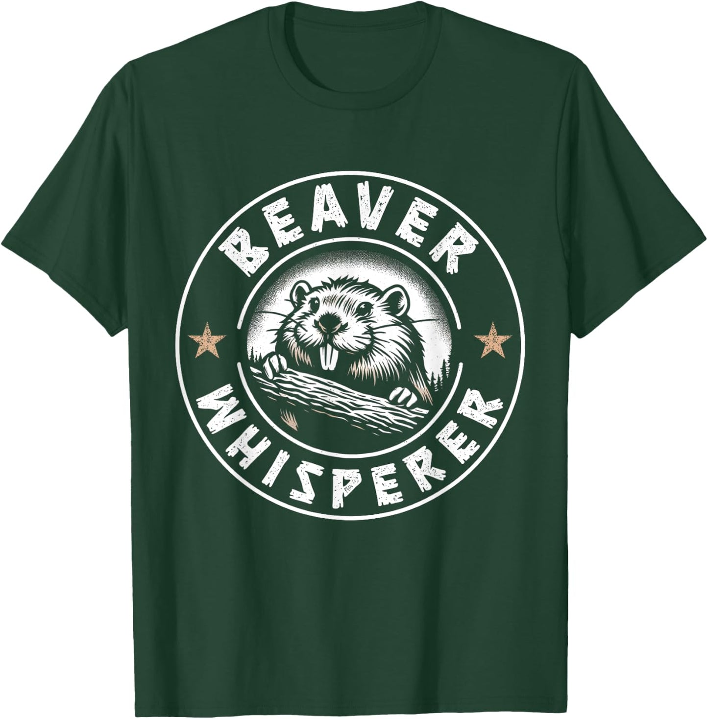 Beaver Whisperer Vintage Arts Animal Lovely Beavers Outfits T-Shirt - T-Shirt | Forest