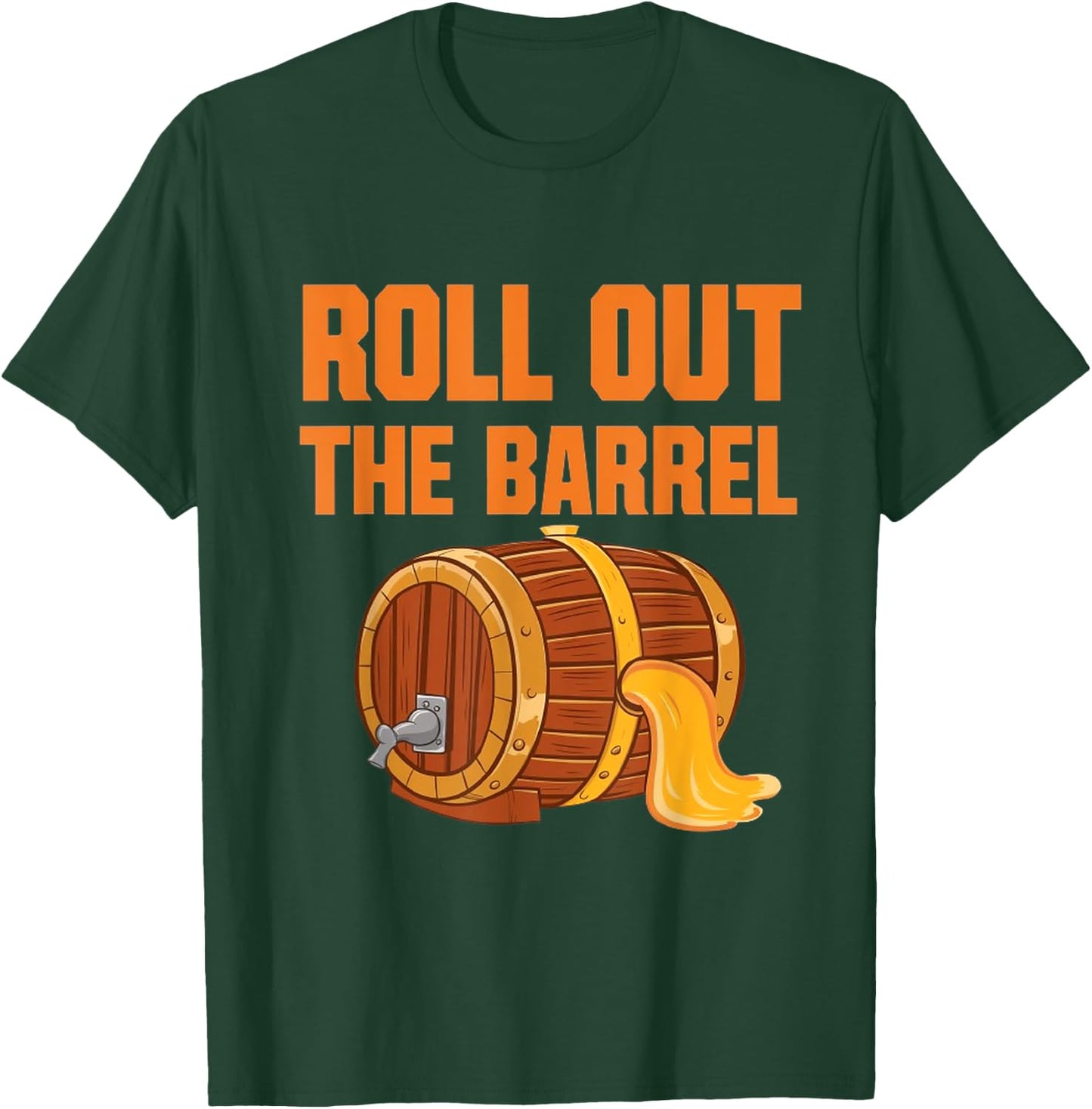 Brewers Roll Out The Barrel T-Shirt - T-Shirt | Forest