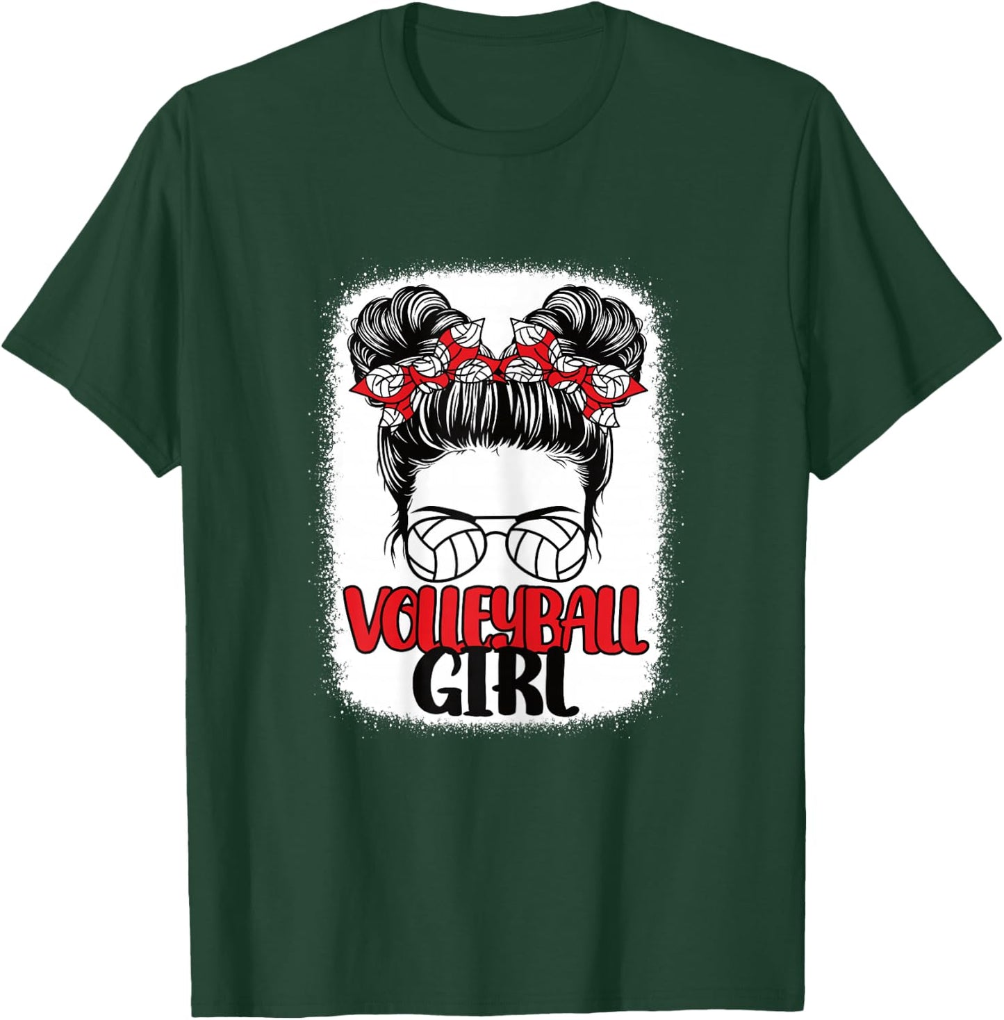 Volleyball Girl Cute Volleyball Player Women Girls T-Shirt - T-Shirt | Forest