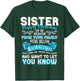 Happy Birthday to My Sister in Heaven Lost Sister Memorial T-Shirt - T-Shirt | Forest