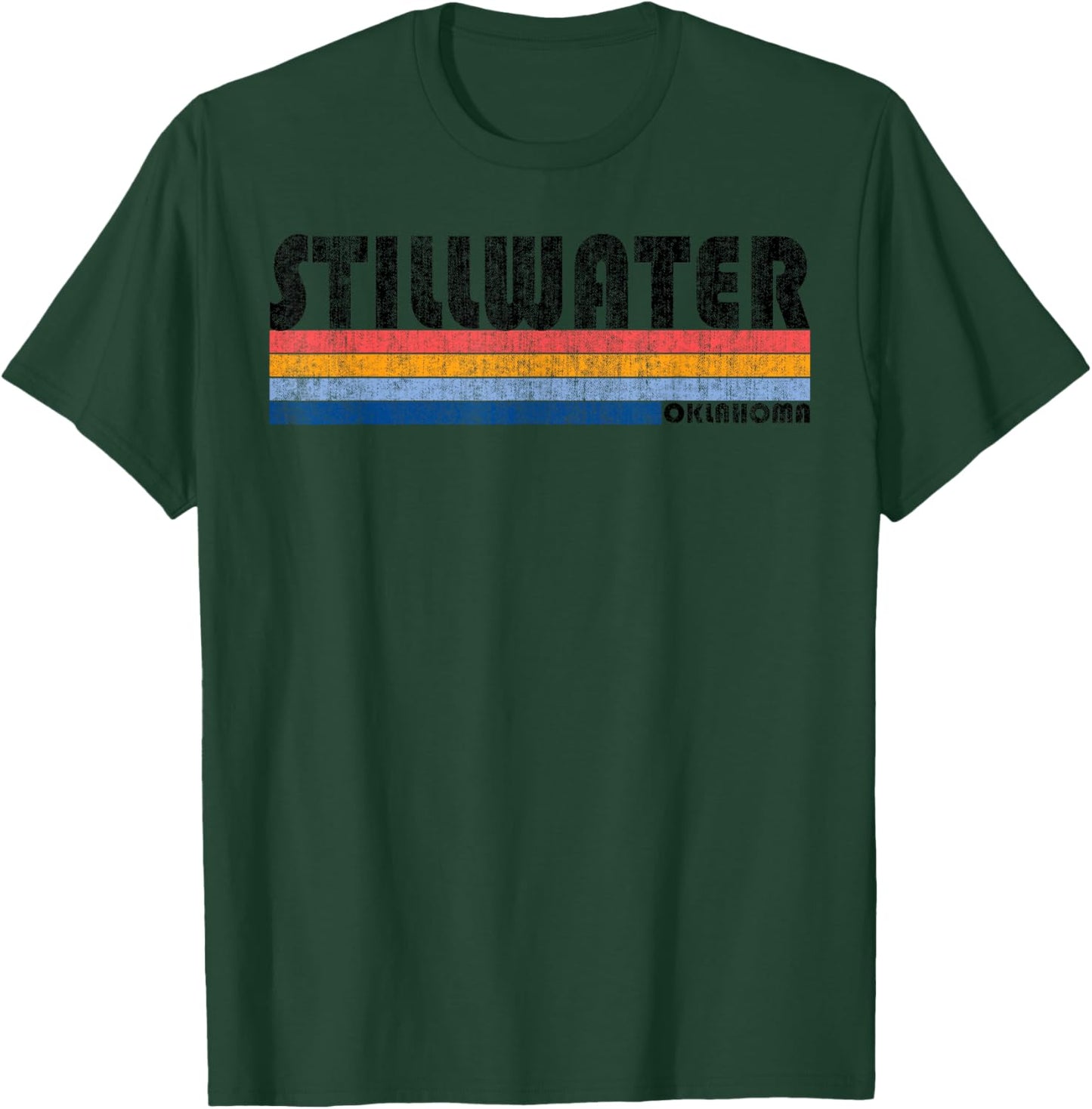 Vintage 1980s Style Stillwater OK T Shirt T-Shirt - T-Shirt | Forest