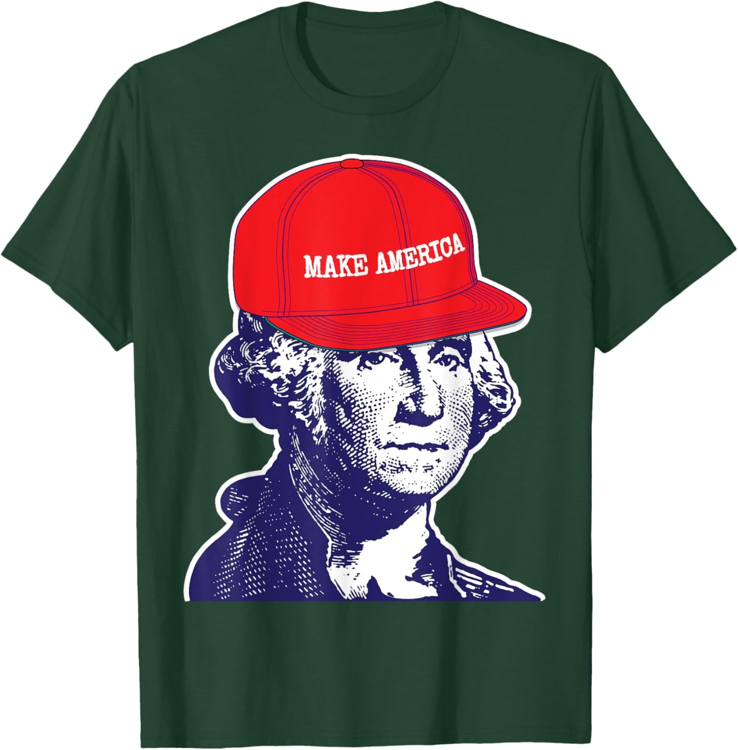 George Washington Shirt Make America T-Shirt - T-Shirt | Forest