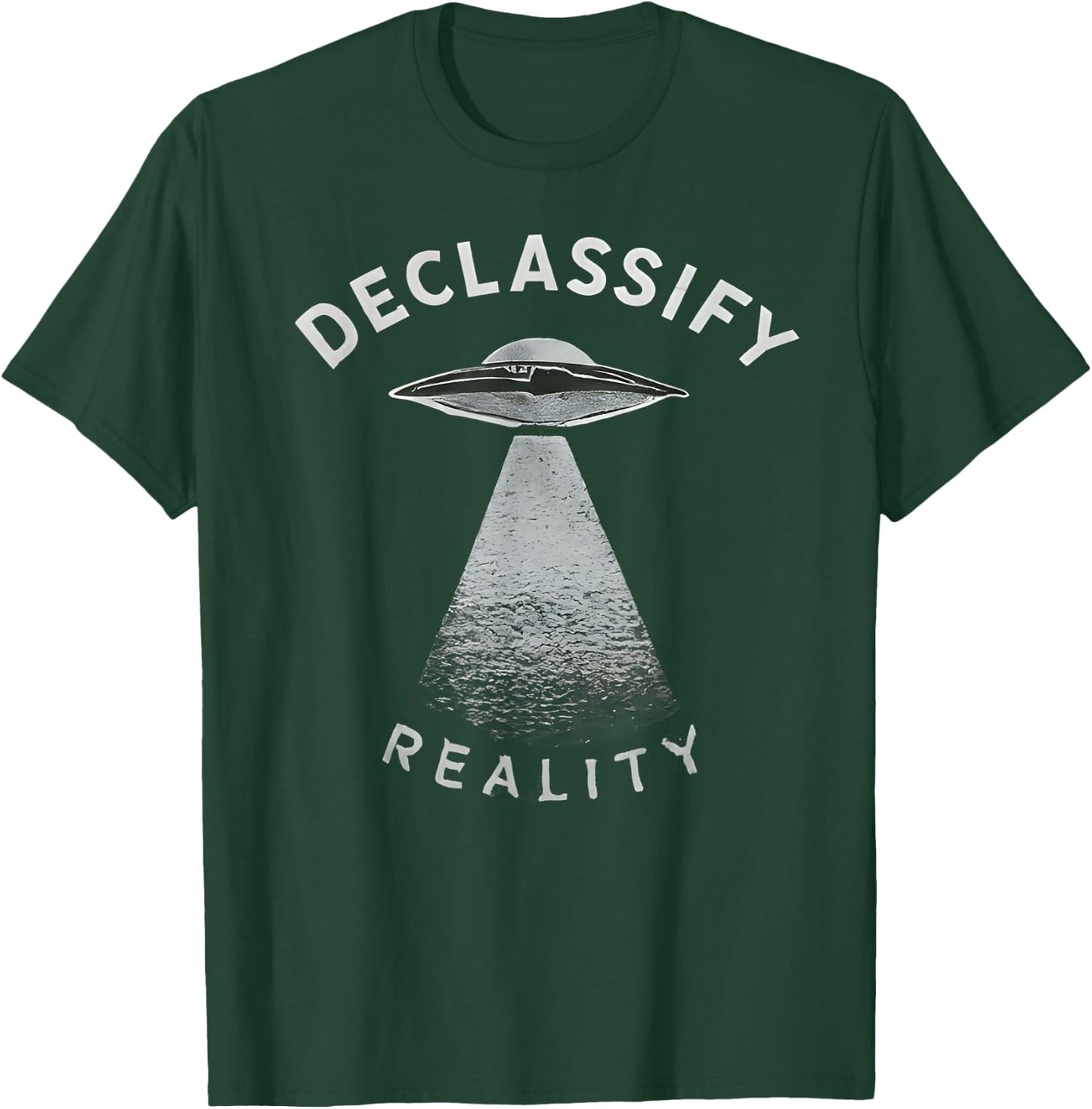 UFO UAP Disclosure Extraterrestrial Alien Declassify Reality T-Shirt - T-Shirt | Forest