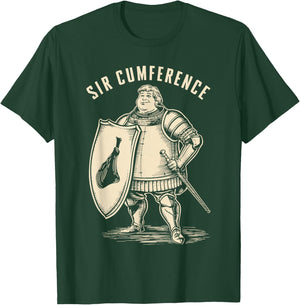 Renaissance Festival, Fat Knight Sir Cumference, Ren Faire T-Shirt - T-Shirt | Forest