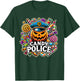 Candy Police Funny Halloween Party Trick or Treat Security T-Shirt - T-Shirt | Forest