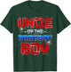 Uncle Of The Birthday Boy Spider Web Funny Family Birthday T-Shirt - T-Shirt | Forest