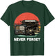Never Forget Shirt Retro Technology 89s 90s Phone Radio T-Shirt - T-Shirt | Forest