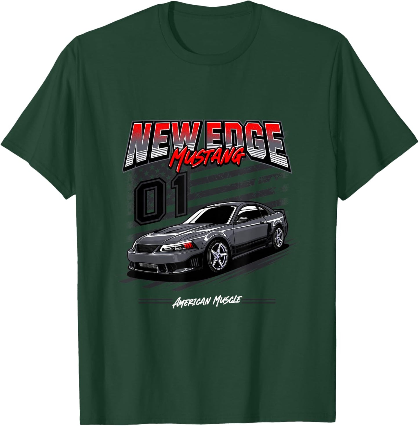 American Muscle Car New Edge Coupe 4.6 T-Shirt - T-Shirt | Forest