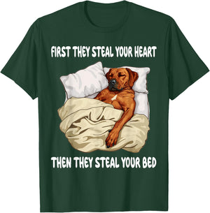 Rhodesian Ridgeback Sleeping Pajamas Nightgown T-Shirt - T-Shirt | Forest