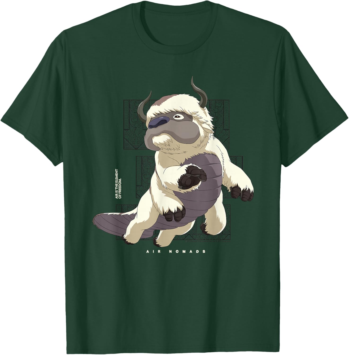 Avatar The Last Airbender Appa Flying Bison Air Nomads T-Shirt - T-Shirt | Forest