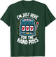 Just Here Hand Pay Funny Slot Machine Player Lucky Gambling T-Shirt - T-Shirt | Forest