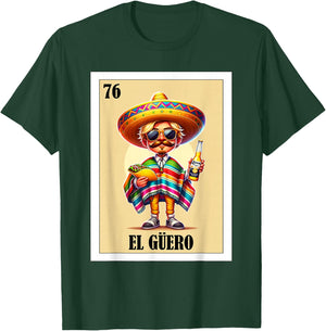 Funny Mexican Design for Blonde Guys - El Guero T-Shirt - T-Shirt | Forest
