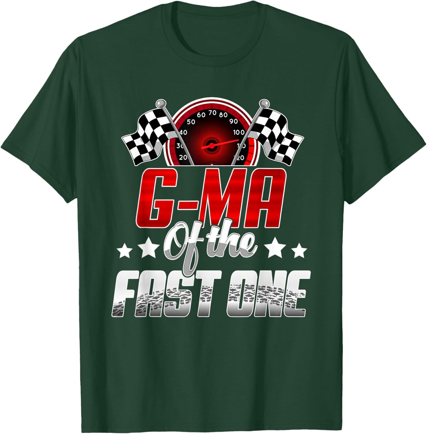 G Ma of The Fast One Birthday 1st Race Car Family T-Shirt - T-Shirt | Forest
