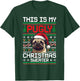 Ugly Christmas Sweater Pug Candy Cane Graphic T-Shirt - T-Shirt | Forest