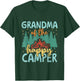 Grandma of Happy Camper 1st Birthday Party Retro Grandma T-Shirt - T-Shirt | Forest