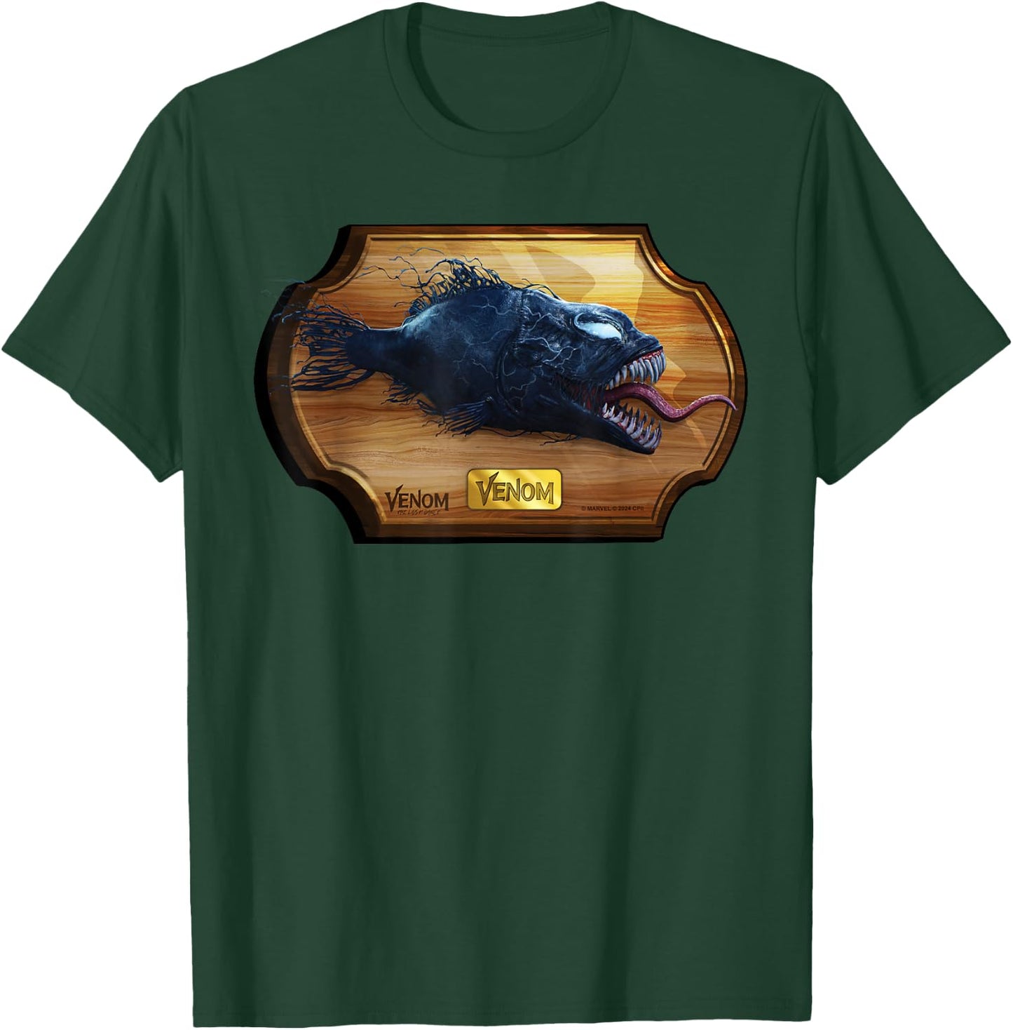 Marvel Venom: The Last Dance Mounted Wall Plaque Venom Fish T-Shirt - T-Shirt | Forest
