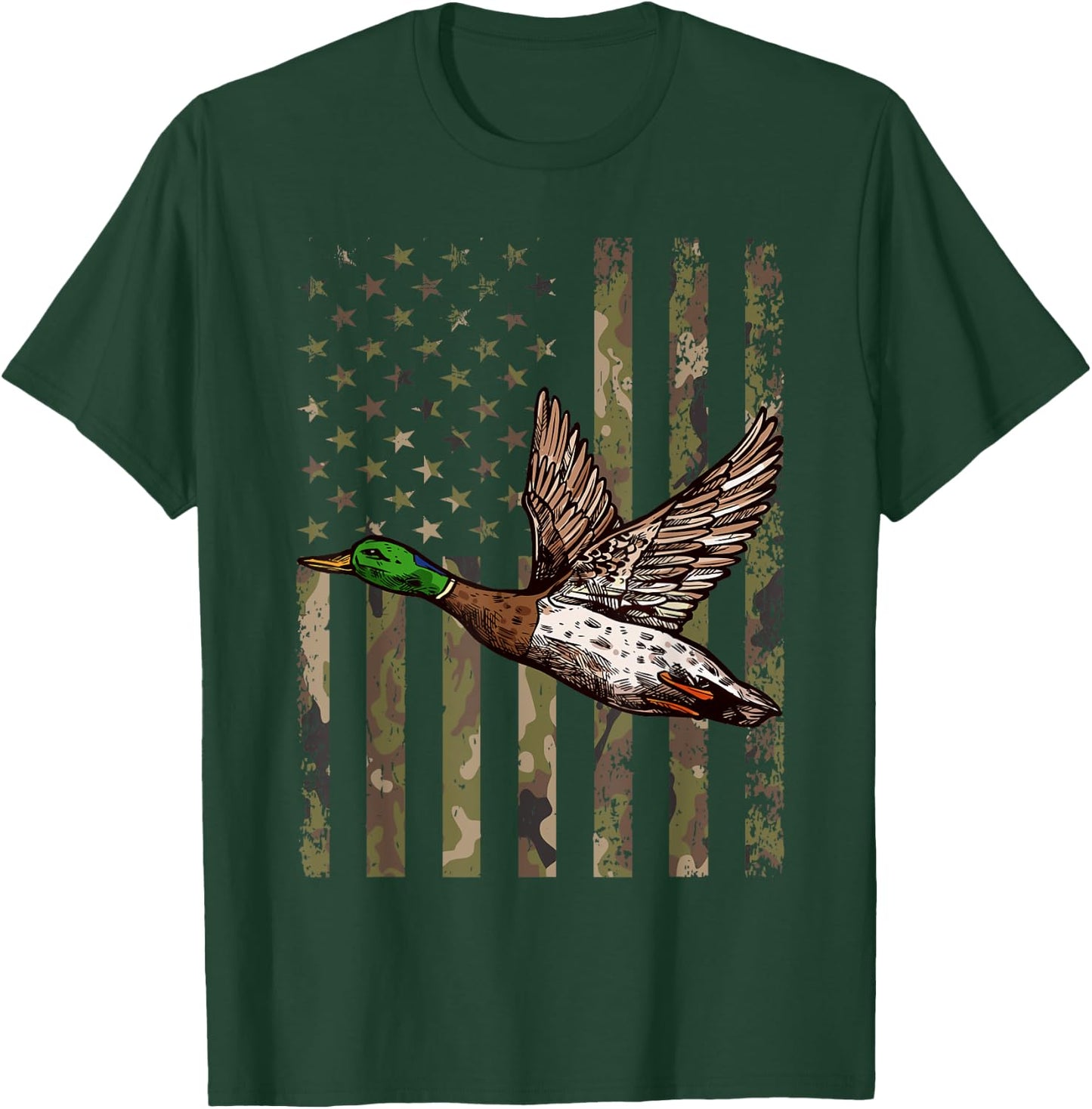 Duck Hunting Design Women Goose Hunt Duck Hunter T-Shirt - T-Shirt | Forest