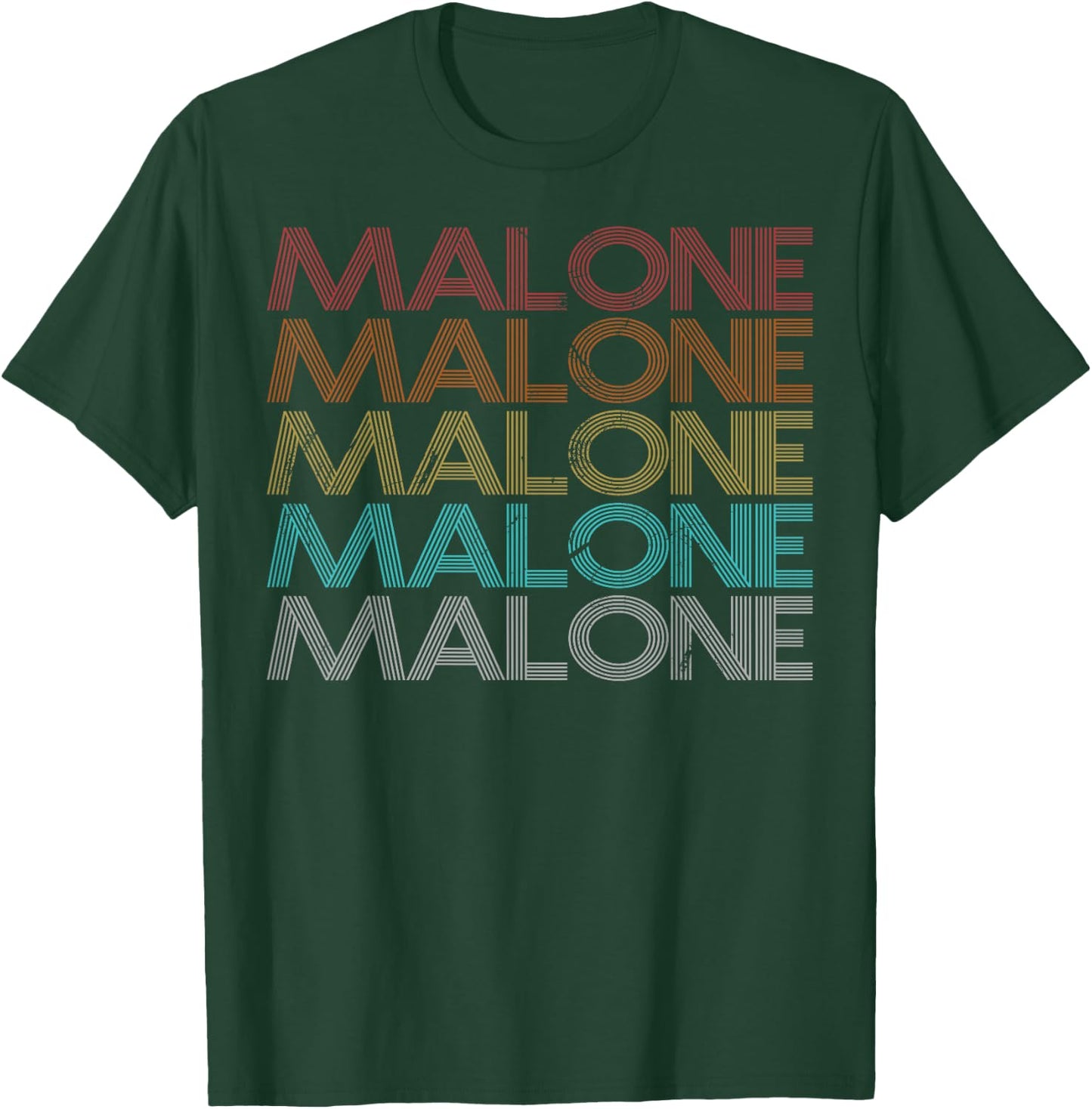 Retro Vintage Malone T-Shirt - T-Shirt | Forest