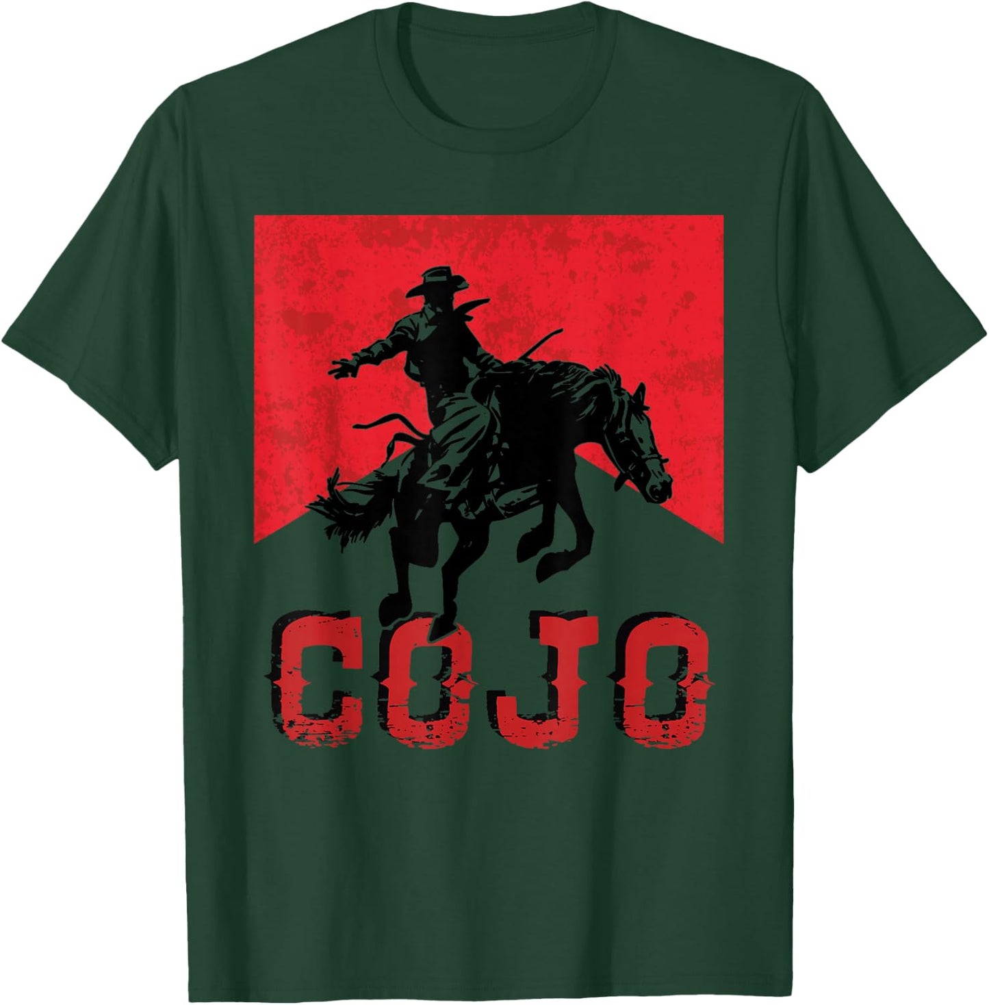 Retro Cojo Johnson Bull Skull Music Country 70s Cowboy Boots T-Shirt - T-Shirt | Forest