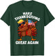 Make Thanksgiving Great Again Dabbing Turkey Trump American T-Shirt - T-Shirt | Forest