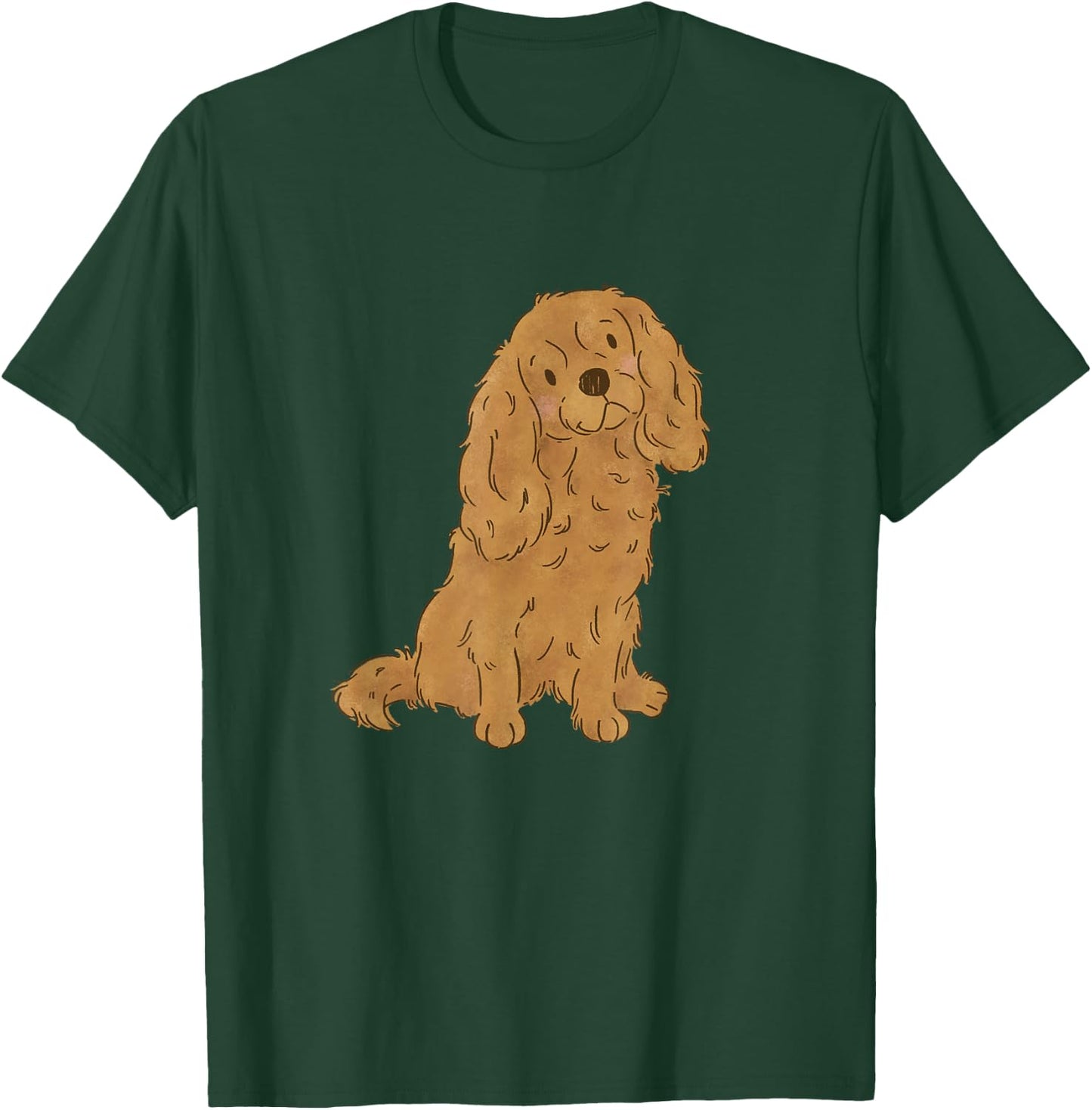 Ruby Cavalier King Charles Spaniel Cavie Mom T-Shirt - T-Shirt | Forest