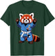 BJJ Jiu Jitsu - The Cute red panda is ready for battle T-Shirt - T-Shirt | Forest
