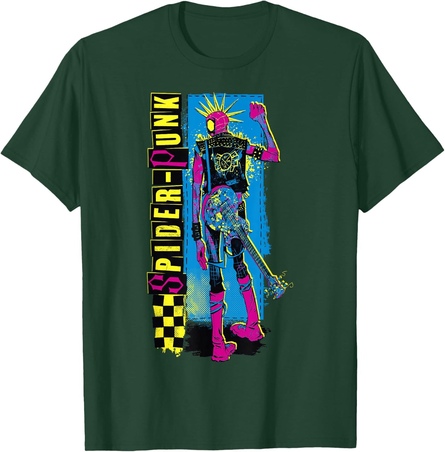 Marvel Spider-Man Across The Spider-Verse Part 1 Spider-Punk T-Shirt - T-Shirt | Forest
