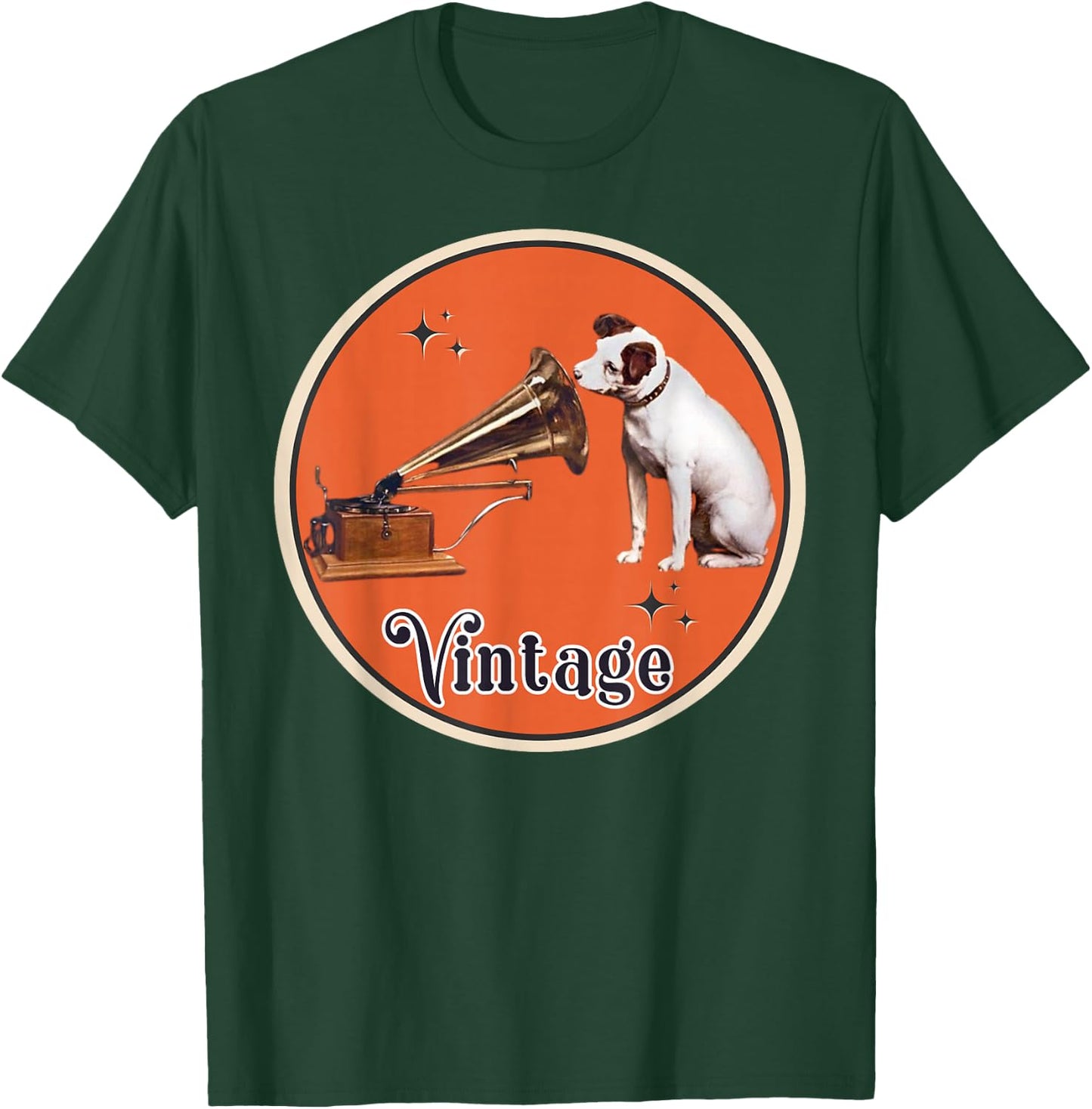 His Master's Voice RCA Victor Nipper Dog T-Shirt - T-Shirt | Forest
