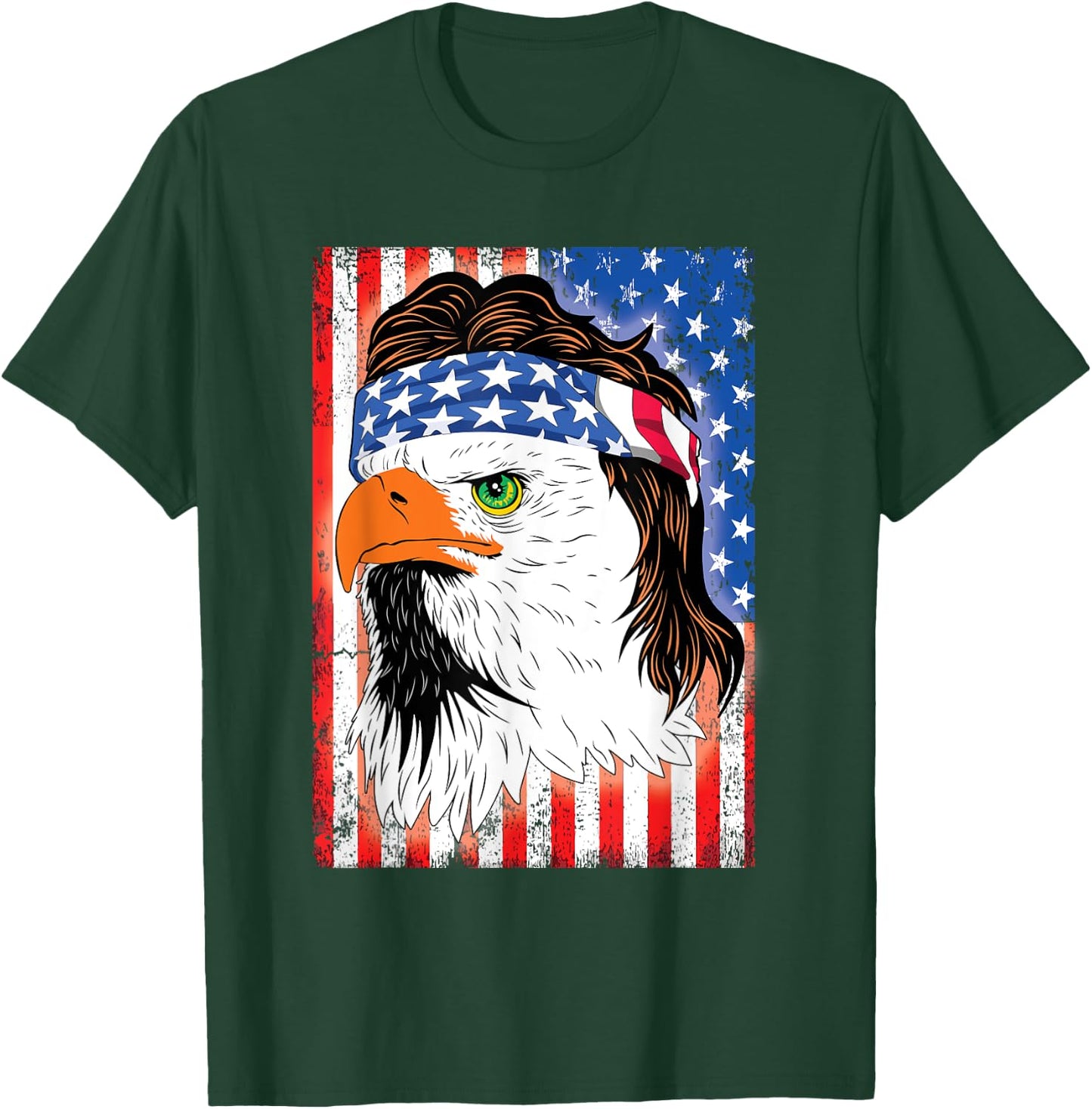 4th of July eagle costume shirt men women kids outfit T-Shirt - T-Shirt | Forest
