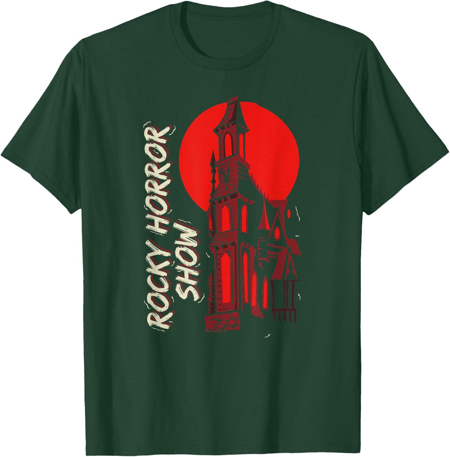 Rocky Horror Show Castle Silhouette T-Shirt - T-Shirt | Forest