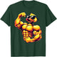 Muscular Rubber Duck Bodybuilder Duck T-Shirt - T-Shirt | Forest