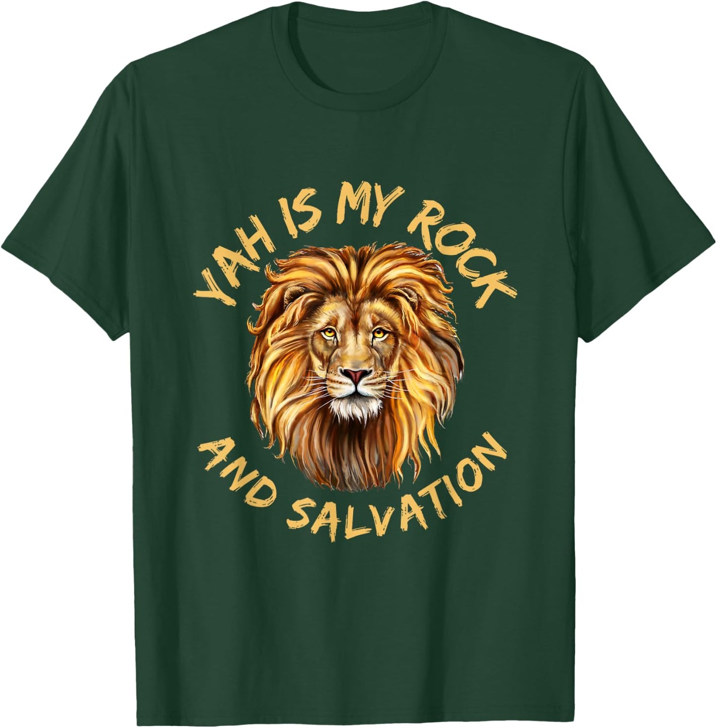 Yah Is My Rock And Salvation Hebrew Israelite T-Shirt - T-Shirt | Forest