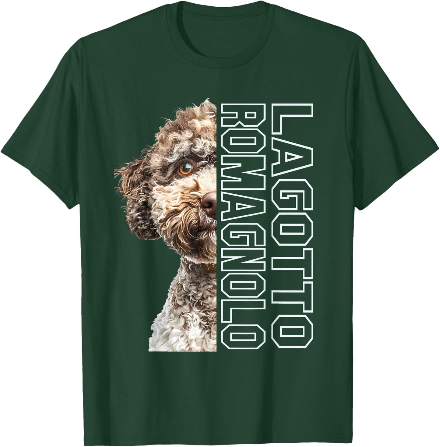 Lagotto Romagnolo , Small, Black T-Shirt - T-Shirt | Forest
