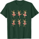 Reindeer Dancer Funny Christmas Ballet T-Shirt - T-Shirt | Forest