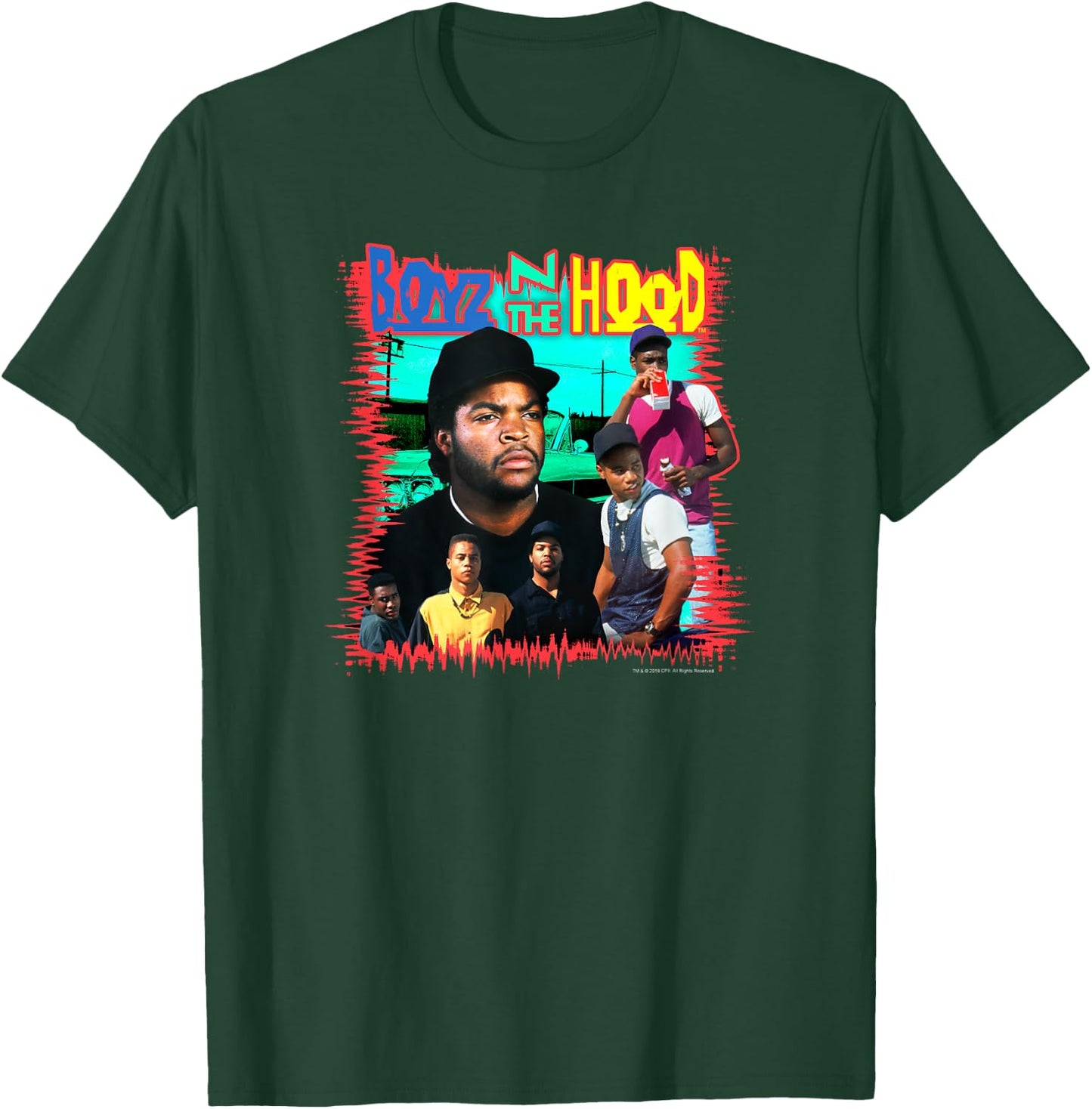 Boyz n the Hood Vintage Poster Style T-Shirt - T-Shirt | Forest