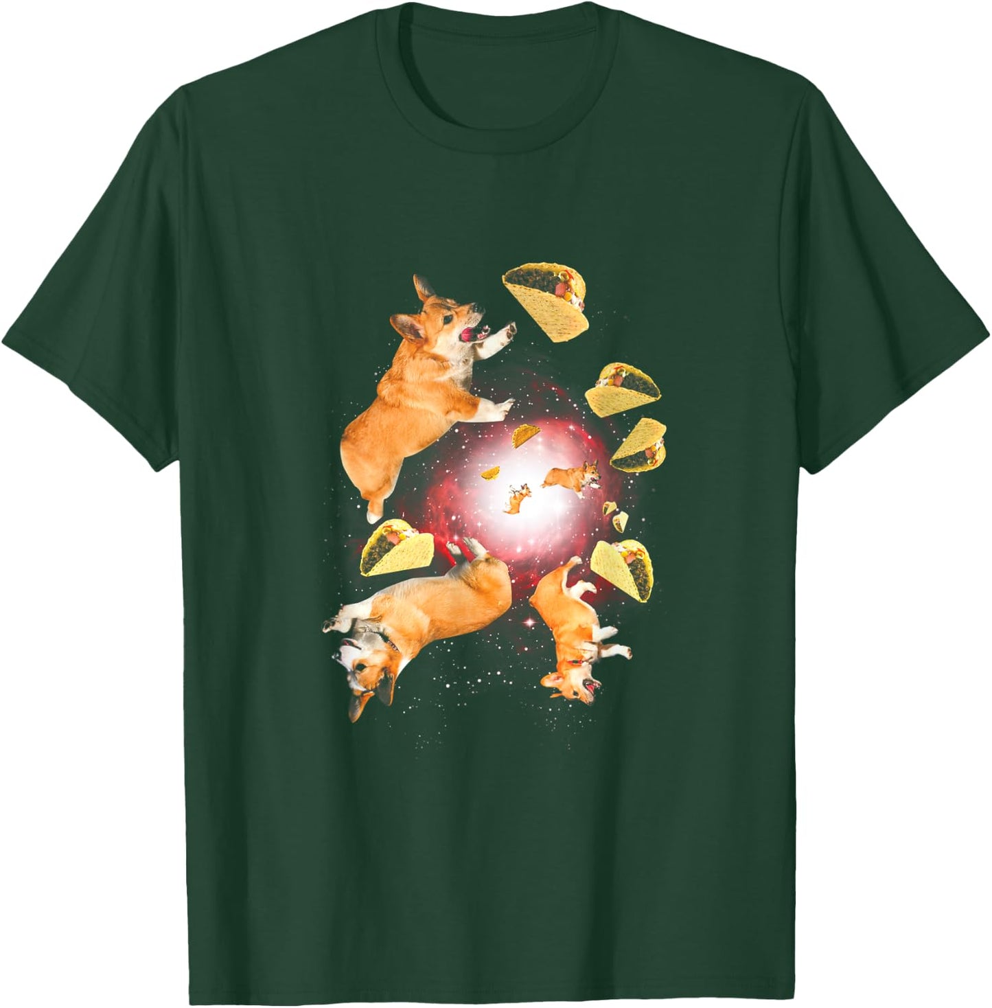 Walnut & 39th Corgi Tacos T-Shirt - T-Shirt | Forest