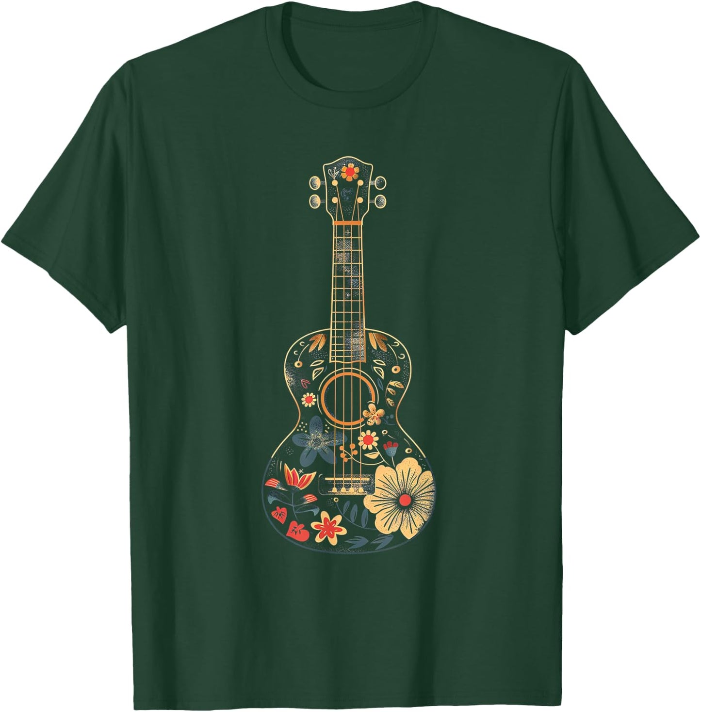 Funny Ukulele T-Shirt - T-Shirt | Forest