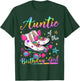 Auntie Of The Birthday Girl Rolling Skate Family Matching T-Shirt - T-Shirt | Forest